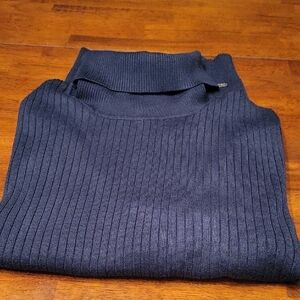 Calvin Klein Womans  Dark Green Turtleneck Sweater